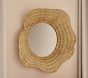 Rattan Natural Wavy Mirror (30")