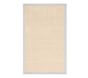 Chenille Jute Thick Solid Border Rug