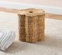 Woven Flower Shaped Lidded Storage