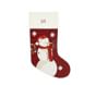 PB X pbk Snowman Crewel  Christmas Stocking