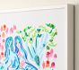 Lilly Pulitzer Embroidered Mermaid Art