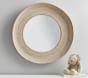 Quinn Natural  Round Mirror (29")