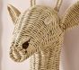 AERIN Rattan Giraffe Wall Decor
