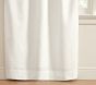 Open Box: Evelyn Linen Blackout Panel 54"W x 90"L - White
