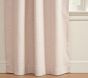 Open Box: Evelyn Linen Blackout Panel, 54"W x 63"L - Blush