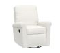Open Box: Comfort Small Spaces Manual Swivel Glider &amp; Recliner, Performance Brushed Boucle, Ivory