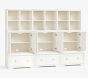 Ava Regency 3 x 3 Cabinet &amp; Cubby Wall Storage System