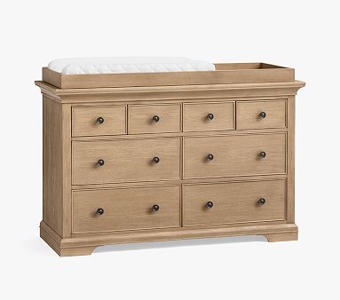 Larkin Extra-Wide Nursery Dresser & Topper