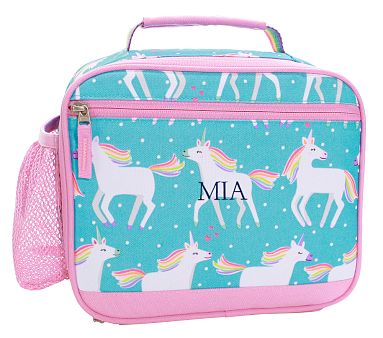 Mackenzie Aqua Unicorn Parade Cold Pack Lunch Box