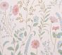 Gold Floral Wallpaper Sample