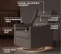 Babyletto Kiwi Deluxe Power Swivel Recliner with Heat and Massage