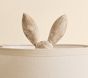 Carved Wood Bunny Table Lamp (18")