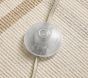 Chris Loves Julia Ruffle Rattan Floor Lamp (60")