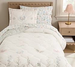Grace's Garden Cross-Stitch Quilt & Shams