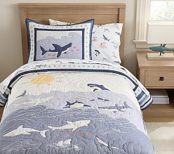 Shark Seas Quilt & Shams