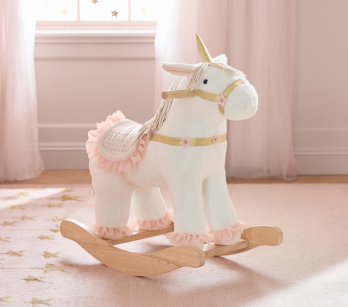 Horse Plush Nursery Rocker with Sound | Pottery Barn Kids