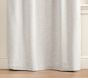 Open Box: Evelyn Linen Blackout Curtain, 44"W x 90"L, Individual - Gray