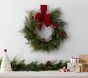 Lit Jingle Bell Faux Wreath