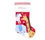 Safari Animals Quilted Christmas Stocking