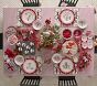Christmas Ticking Stripe Tablecloth