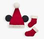 Disney Mickey Mouse Christmas Hat and Bootie Set