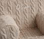 My First Anywhere Chair®, Taupe Cozy Cable Knit Slipcover Only