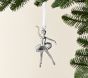 Ballerina Silver Keepsake Ornament