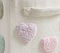 Embroidered Hearts Utility Storage Bin