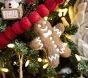 Felted Gingerbread Men Tree Garland