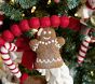Felted Gingerbread Men Tree Garland
