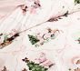 Blush Holly Jolly Santa Duvet Cover &amp; Shams