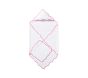 Organic Scallop Baby Hooded Towel &amp; Washcloth Set