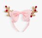 Glitter Reindeer With Bow Headband