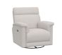Open Box: Dream Deluxe Swivel Glider Recliner, Power - Brushed Chenille Dove