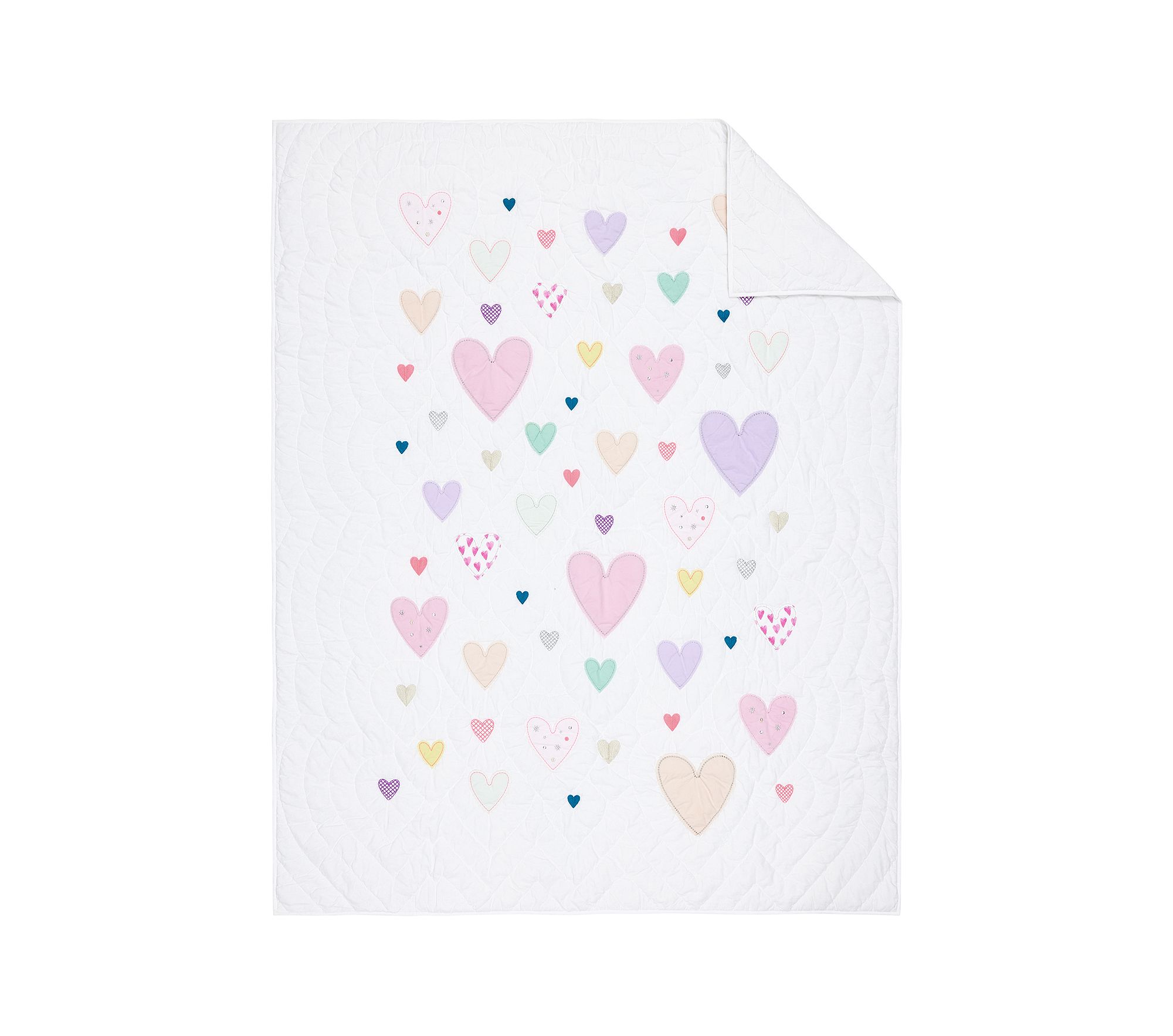 Confetti Hearts Quilt & Shams