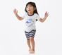 Shark Bite Organic Cotton Short Sleeve Pajama Set