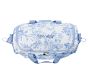 LoveShackFancy Blue Damask Floral Mackenzie Sports Duffle