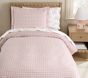 Check Organic Duvet Cover &amp; Shams