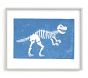 Open Box: Minted® Dino Fossils I Wall Art by Teju Reval (20" x 16") - Gray Frame