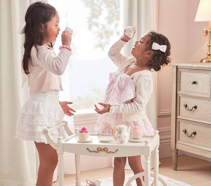 LoveShackFancy Floral Tea Party Set | Pottery Barn Kids
