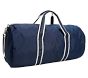 Navy Trim Solid Mackenzie Duffle Bag