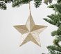 Paper Glitter Stars Ornaments, Set Of 9