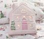 Light-Up Pink Gingerbread House