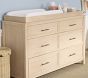 Camden 6-Drawer Dresser &amp; Topper Set (56w x 19d")