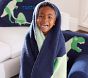 Dino Fuzzy Kid Throw Blanket