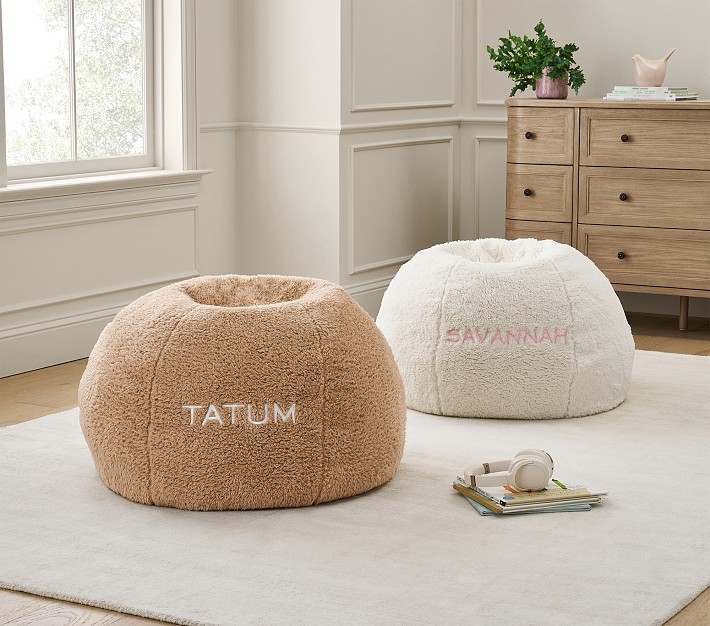 Anywhere Beanbags™, Sherpa Slipcovers Only | Pottery Barn Kids