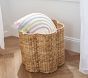 Woven Flower Shaped Lidded Storage