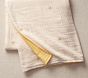 Two-Tone Muslin Embroidered Oversized Baby Blanket