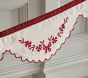 Embroidered Scallop Christmas Garland