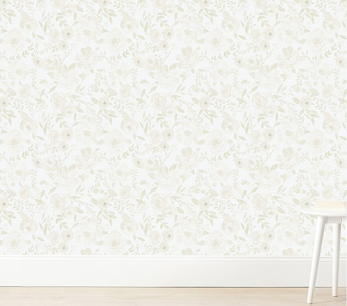 Wallpaperie Lillian Blanche Wallpaper, Pre-Pasted Sample